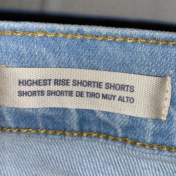 Size 12 high rise jean shorts - Picture 2 of 4